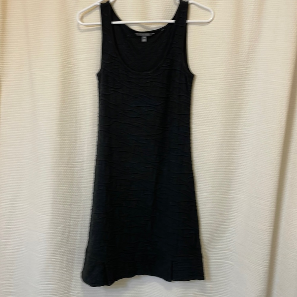 EUC! Toad & Co “Samba Wave Tank Dress. Black. XS